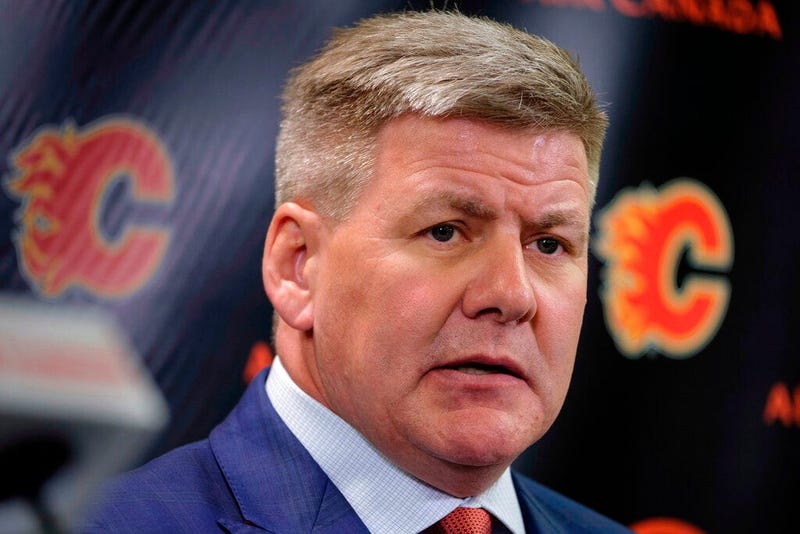 Calgary Flames NHL hockey team head coach Bill Peters 