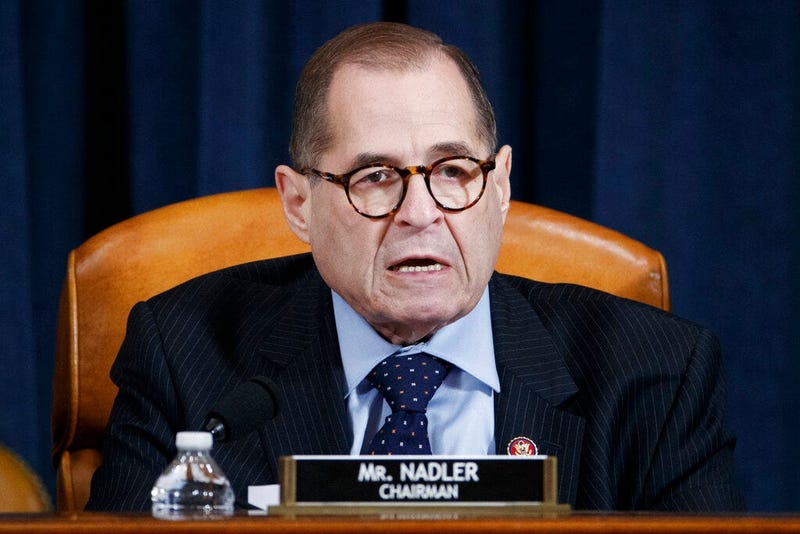 House Judiciary Committee Chairman Rep. Jerrold Nadler of N.Y., speaks during a House Judiciary Committee markup of the articles of impeachment against President Donald Trump, on Capitol Hill in Washington, Wednesday, Dec. 11, 2019. 