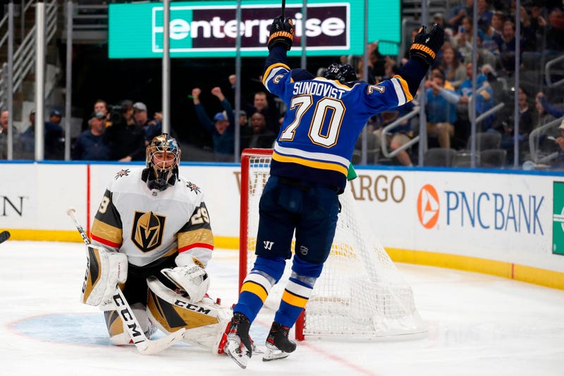 Blues beat Golden Knights 4-2