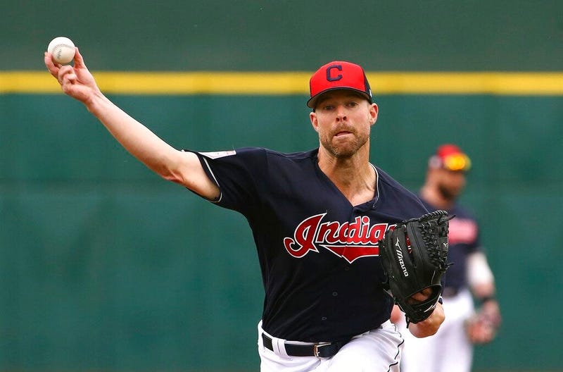 Cleveland Indians starting pitcher Corey Kluber
