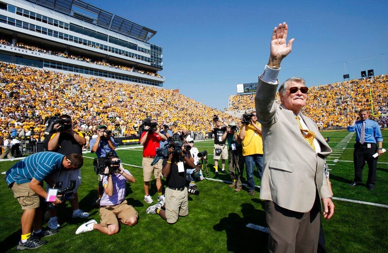 former Iowa football coach Hayden Fry