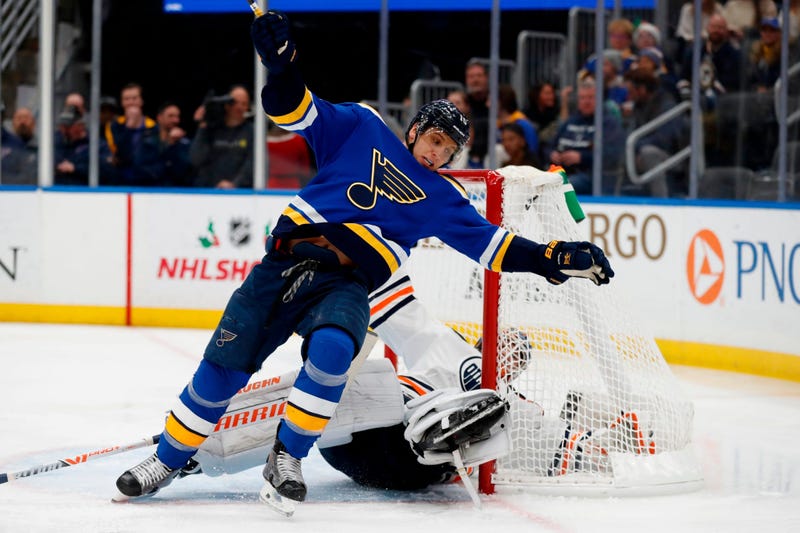 Blues vs. Oilers