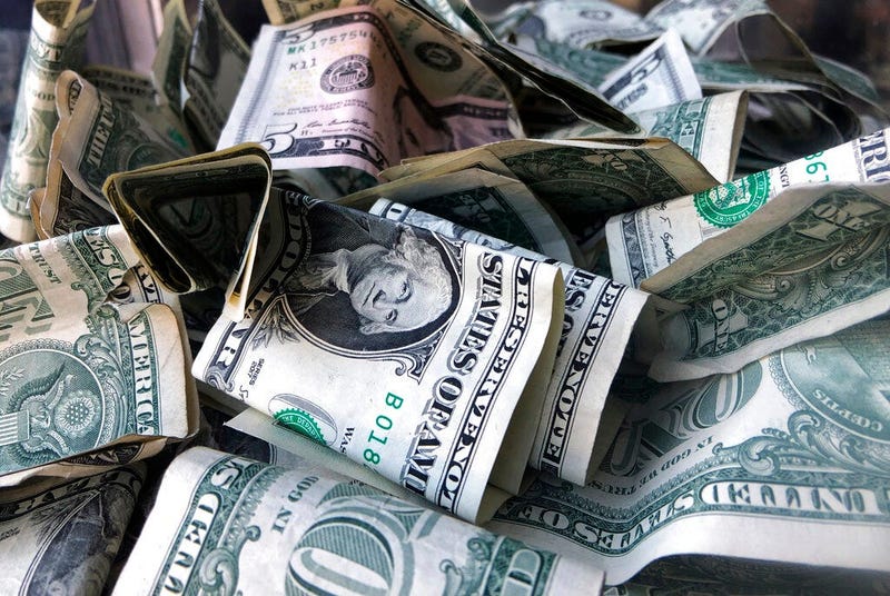 U.S. currency in New York