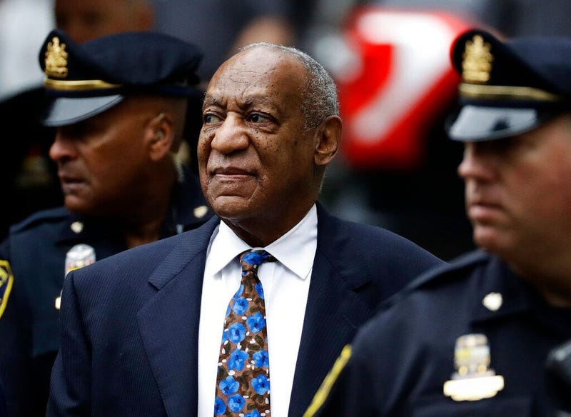 In this Sept. 24, 2018 file photo, Bill Cosby arrives for his sentencing hearing at the Montgomery County Courthouse, in Norristown, Pa. 