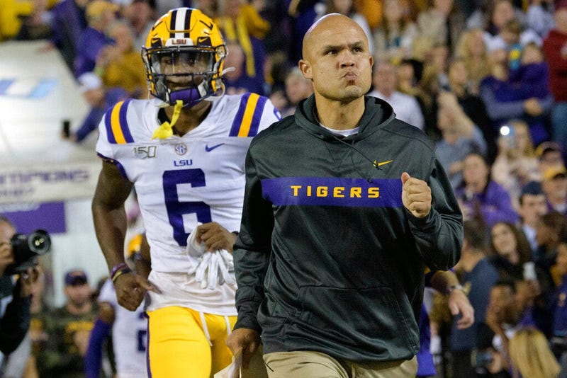 LSU defensive coordinator Dave Aranda