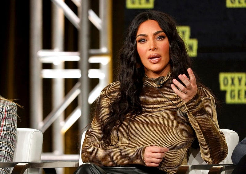 Kim Kardashian West speaks at the "Kim Kardashian West: The Justice Project" panel during the Oxygen TCA 2020 Winter Press Tour at the Langham Huntington, Saturday, Jan. 18, 2020, in Pasadena, Calif.