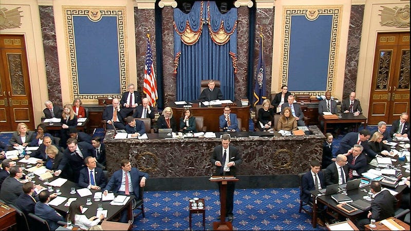 Senate Impeachment Hearing, Trump