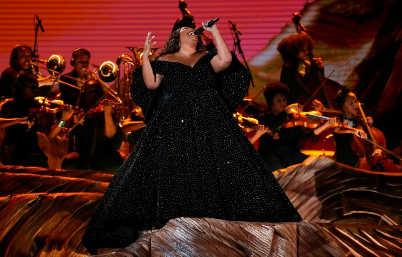 Lizzo performs a medley at the 62nd annual Grammy Awards on Sunday, Jan. 26, 2020, in Los Angeles.