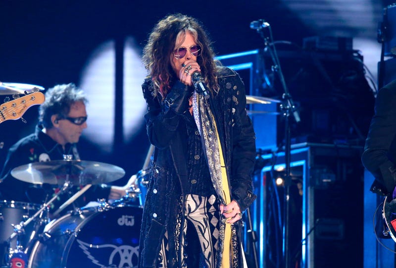 Steven Tyler, of the musical group Aerosmith, performs at the 62nd annual Grammy Awards on Sunday, Jan. 26, 2020, in Los Angeles.