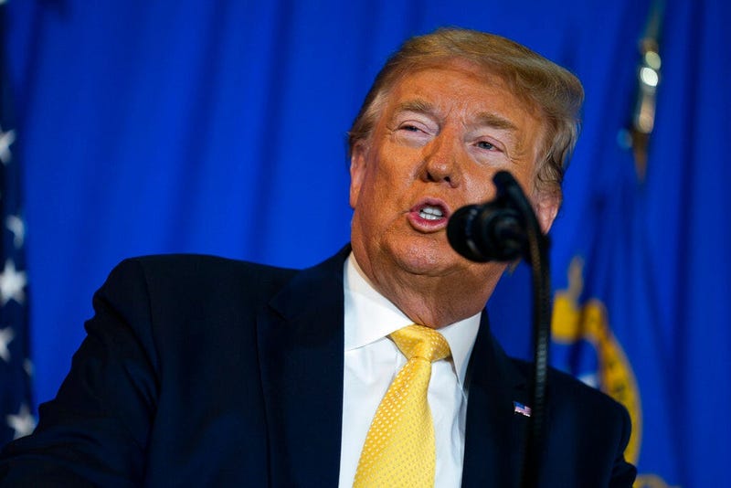 President Donald Trump delivers the commencement address at the "Hope for Prisoners" graduation ceremony, Thursday, Feb. 20, 2020, in Las Vegas.