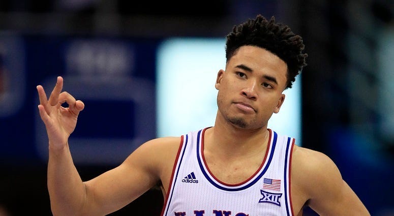 Kansas' Devon Dotson announces he's entering NBA draft