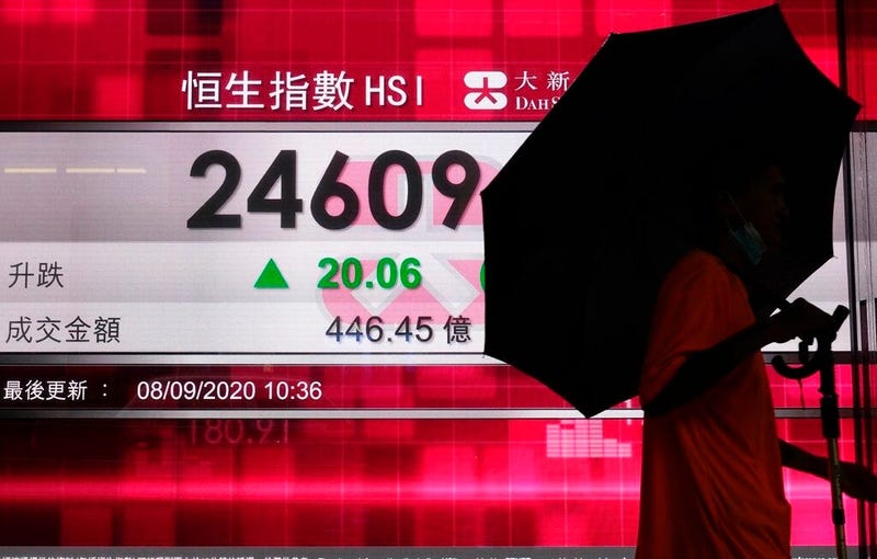  Hong Kong share index in Hong Kong (AP)