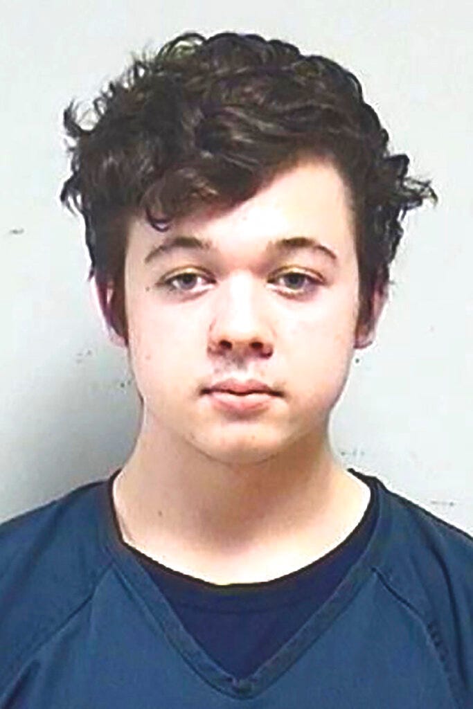  This Oct. 30, 2020 file photo provided by the Kenosha County Sheriff's Department shows Kyle Rittenhouse in Kenosha, Wis. (Kenosha County Sheriff's Department via AP File)