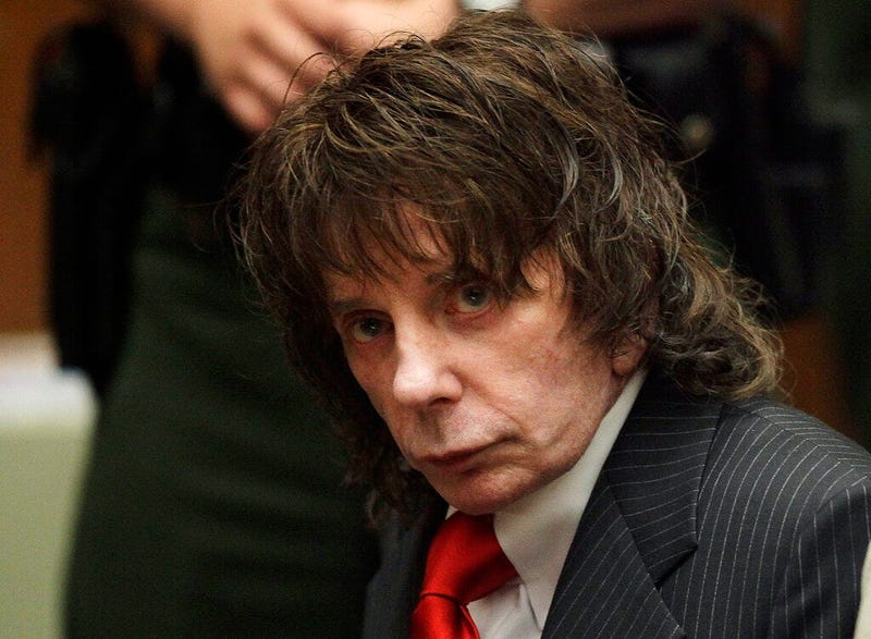FILE - In this May 29, 2009 file photo, music producer Phil Spector sits in a courtroom for his sentencing in Los Angeles.