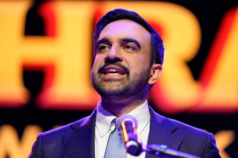 Zohran Mamdani speaks after winning the mayoral election, Tuesday, Nov. 4, 2025, in New York