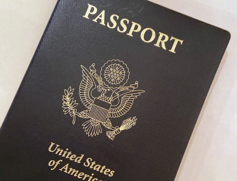 United States issued passport