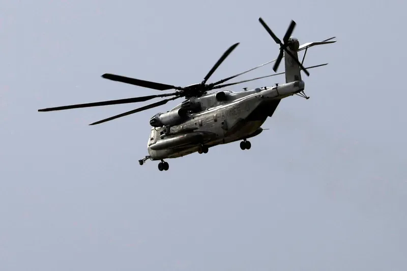 Marine CH-53E Super Stallion helicopter