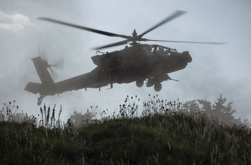 Apache attack helicopter