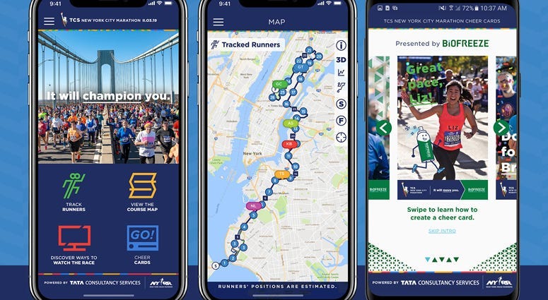 TCS New York City Marathon App