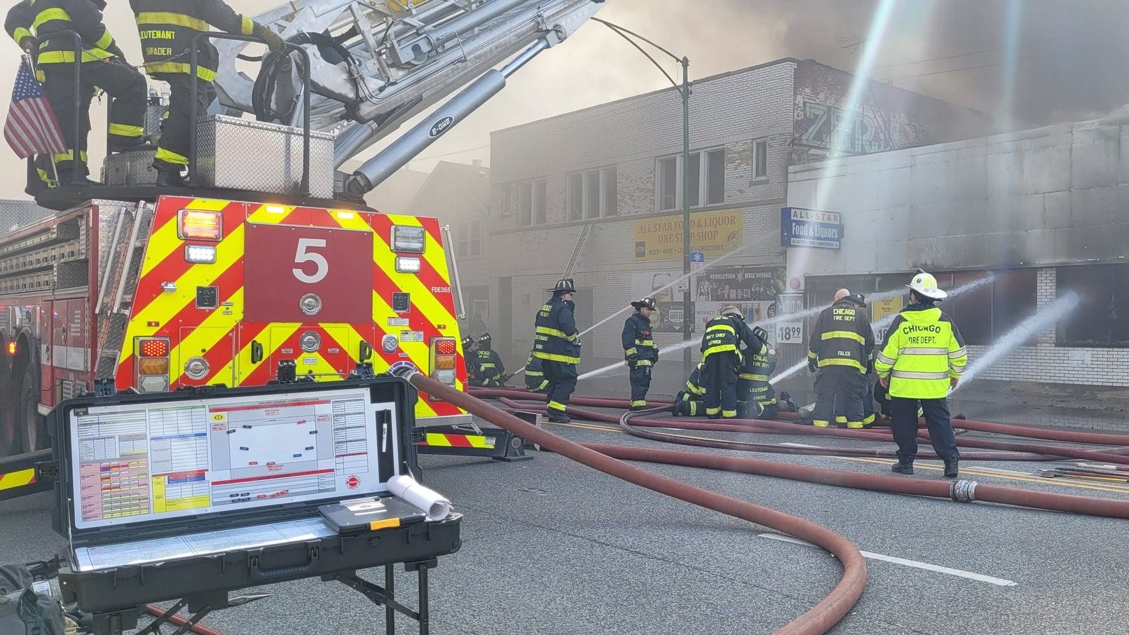 Extra-alarm fire breaks out in Bridgeport, leaves firefighter injured