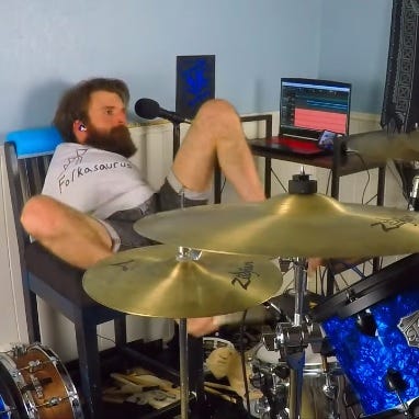 Drummer With No Arms Is Amazing