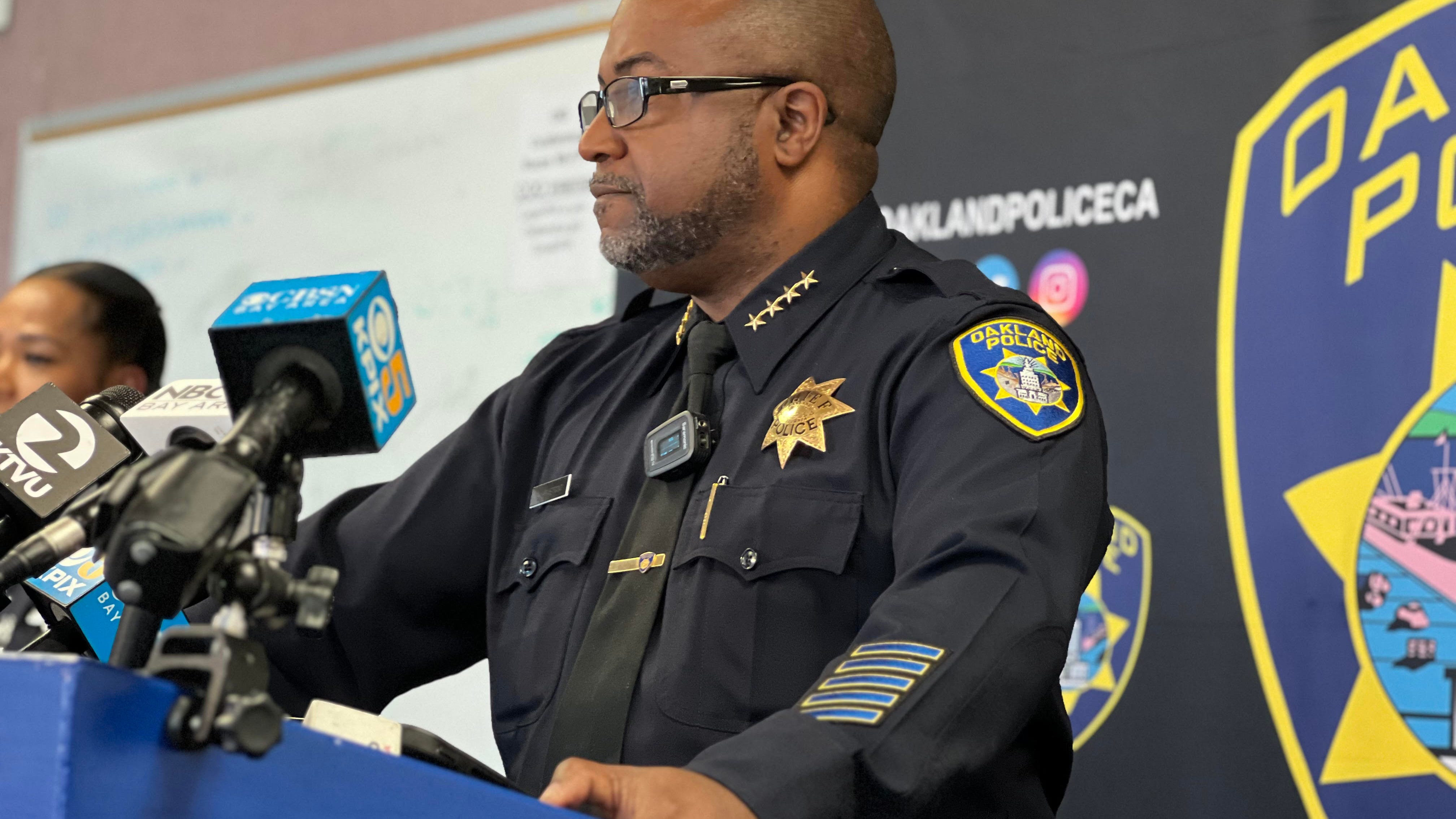 Oakland Police Chief placed on leave over reported failure to address misconduct