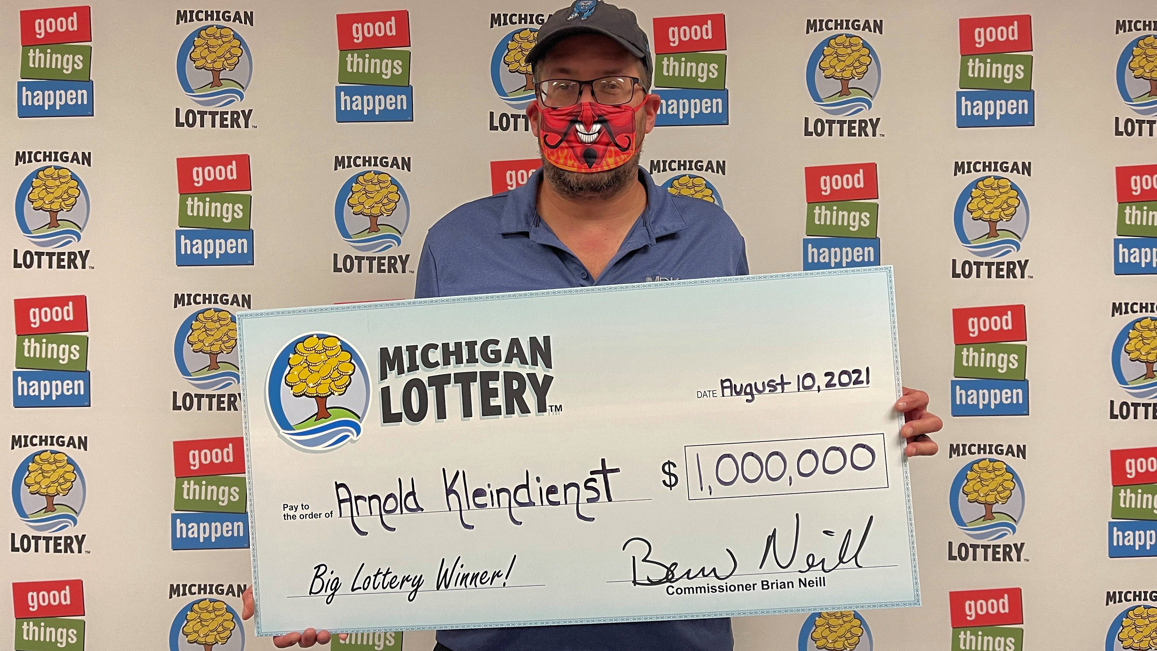 Lenawee County man wins $1M on scratch-off lottery ticket bought on lunch break