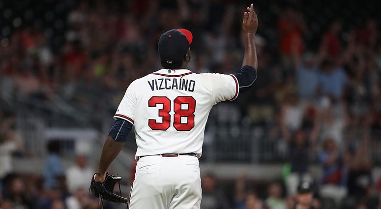 Atlanta Braves relief pitcher Arodys Vizcaino