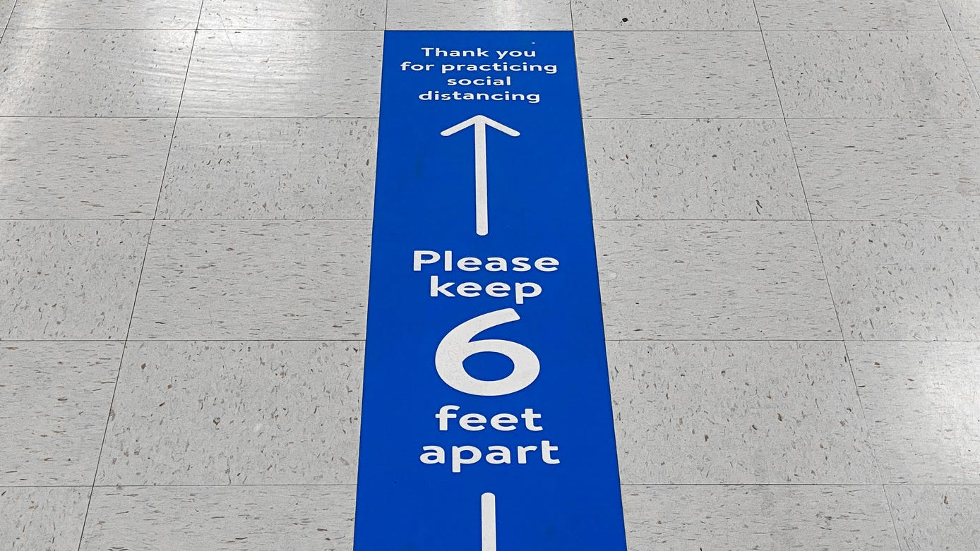 Shoppers Arrested for Fighting Over Social Distancing Floor Arrows in Goodwill