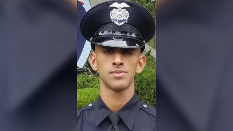 A photo of the late Los Angeles Police Department Officer Fernando Arroyos shared by LAPD following the officer's murder in South L.A.