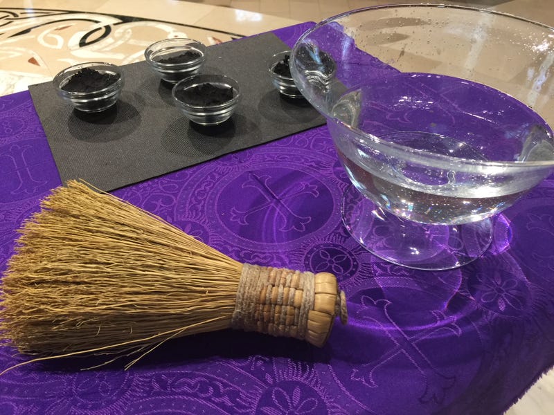 Ashes used for Ash Wednesday