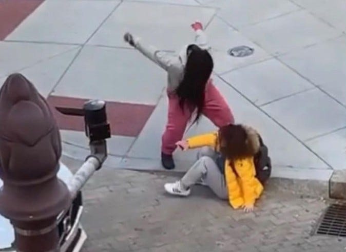 Police are investigating after video surfaced of a daytime assault in Center City.