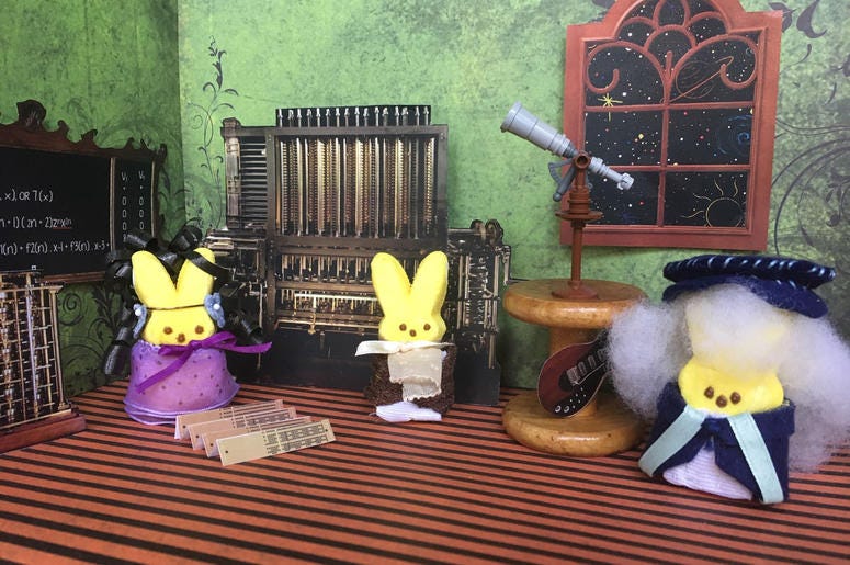 The Astro Peepicist diorama