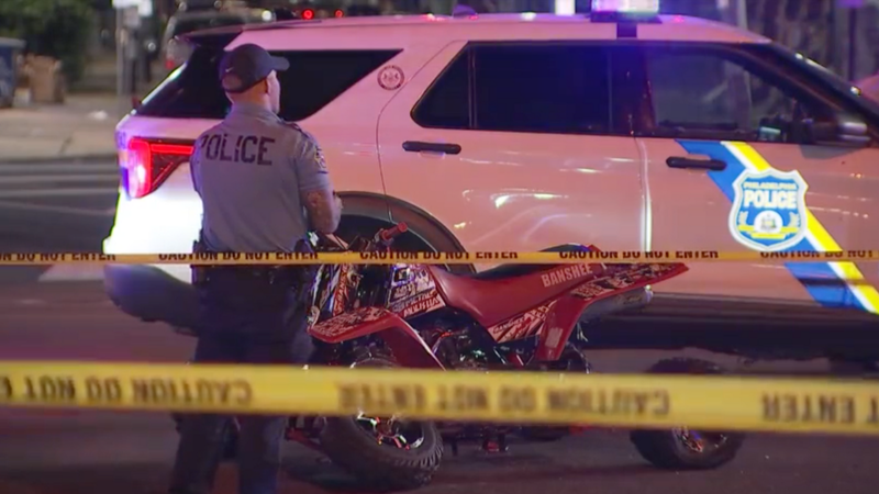ATV driver dies after slamming into car on North Broad Street