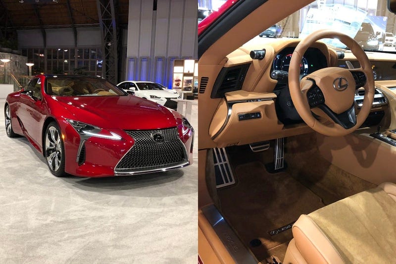 The new Lexus LC500 exterior and interior are shown at the 2020 Philadelphia Auto Show.