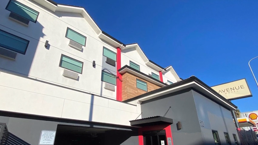 Former East L.A. hotel reopens as 75-unit supportive housing facility
