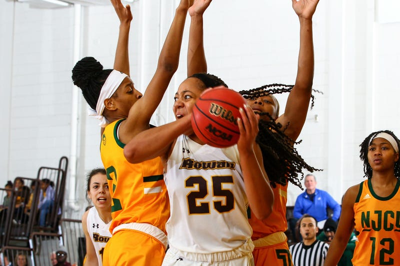 Rowan sophomore center Ayanna Johnson is averaging 13.5 rebounds a game.