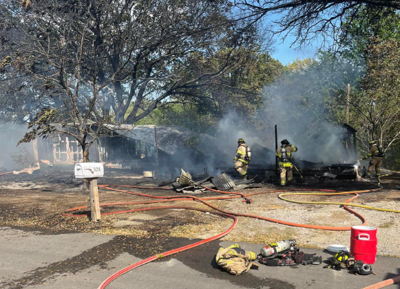 Azle home destroyed in late afternoon fire near Eagle Mountain Lake