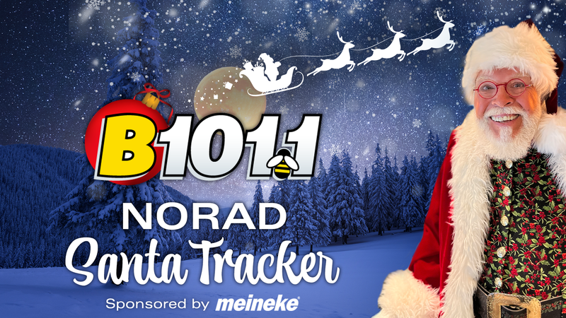 Track Santa with B101.1's NORAD Santa Tracker