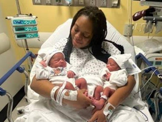 Twin girls born at NYC Health + Hospitals/Kings County became the first babies born in NYC in 2025.