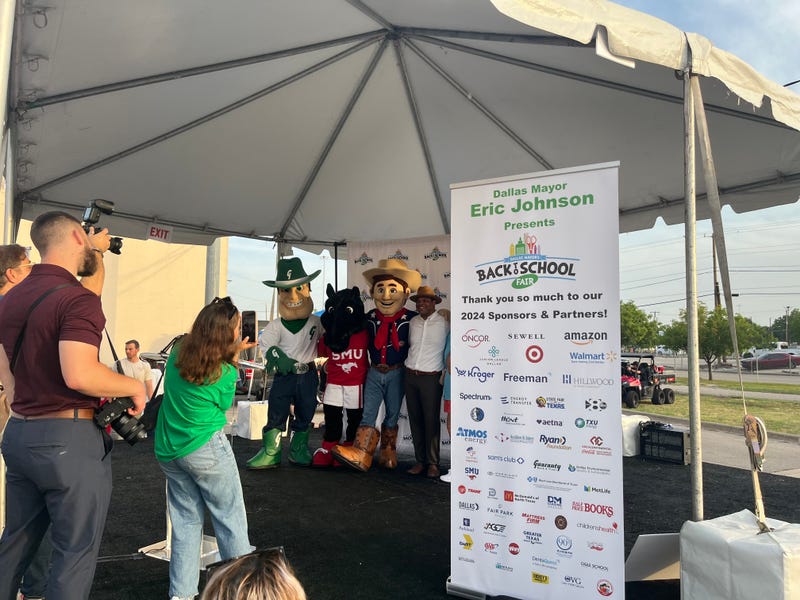 Dallas hosts a back-to-school fair at Fair Park on Friday, Aug. 2, 2024.