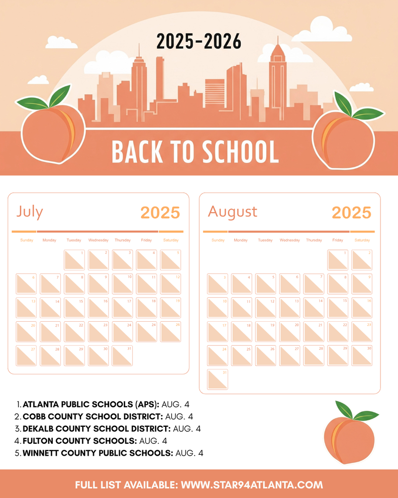 Atlanta School year 2025 2026