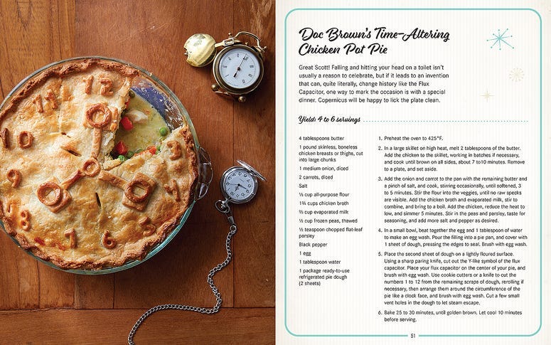 Back to the Future, Cookbook