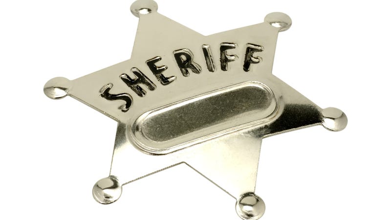 Sheriff Badge - stock photo