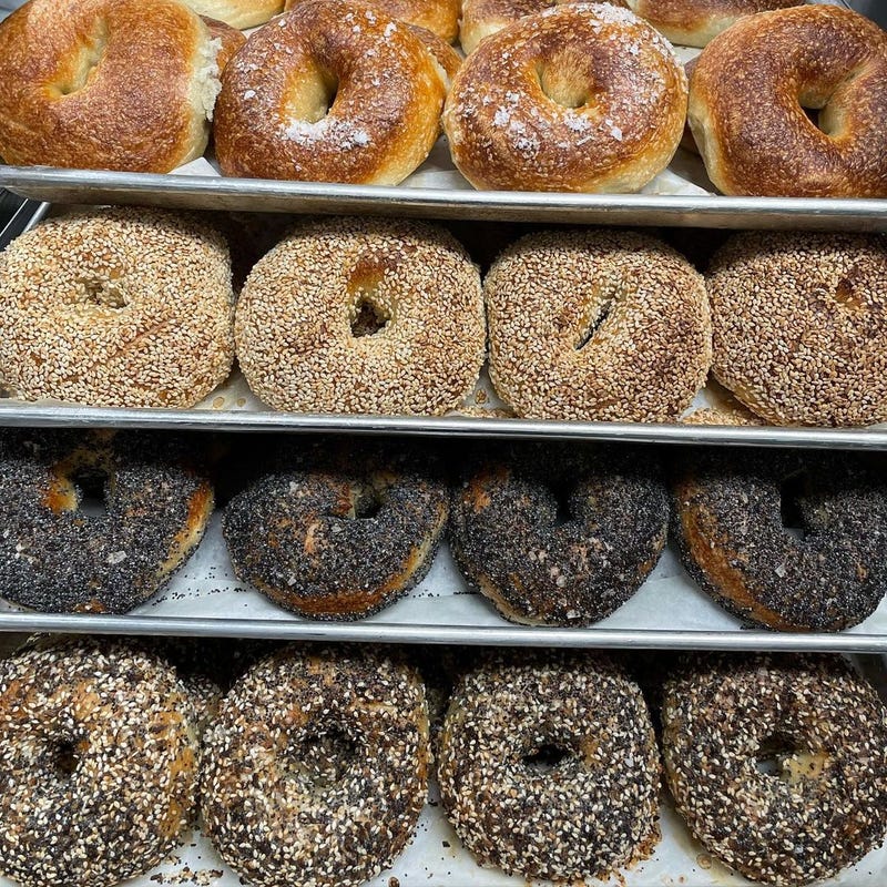 Popupbagels does not have a storefront, but they have pickup locations across the New York City area