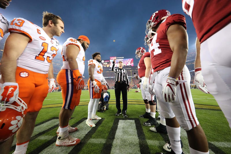 ALABAMA, CLEMSON
