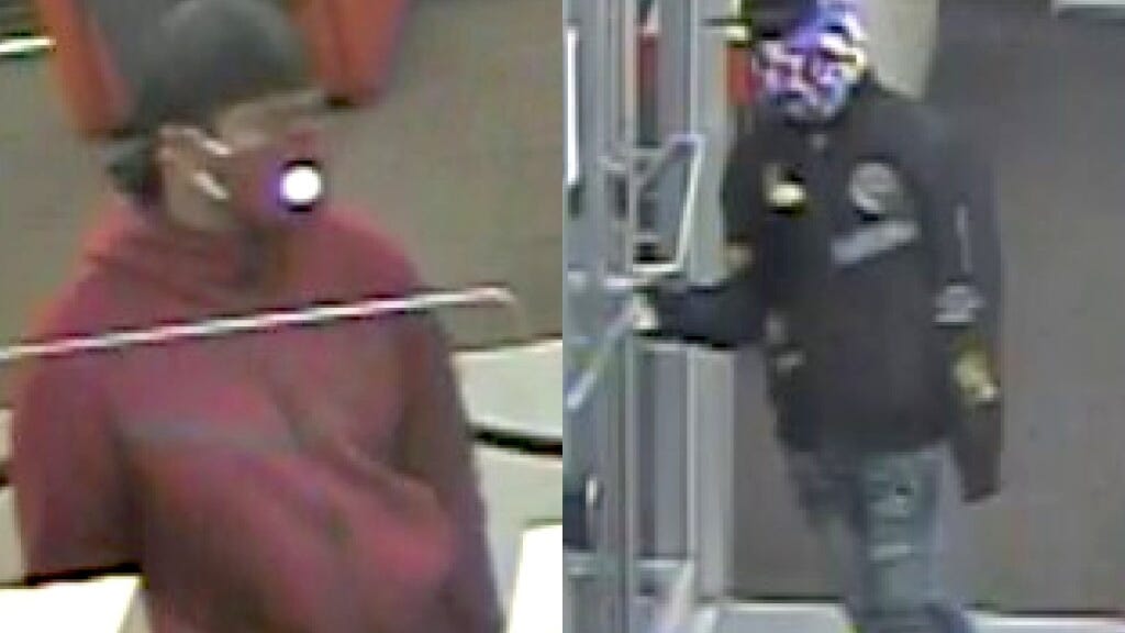 FBI seeks pair of bank robbers