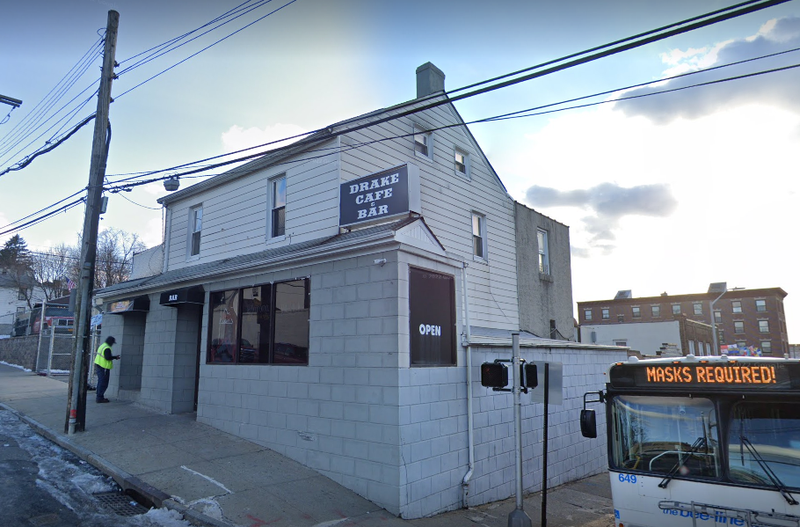 Police said a woman torched the Drake Main Café in New Rochelle during a dispute with workers