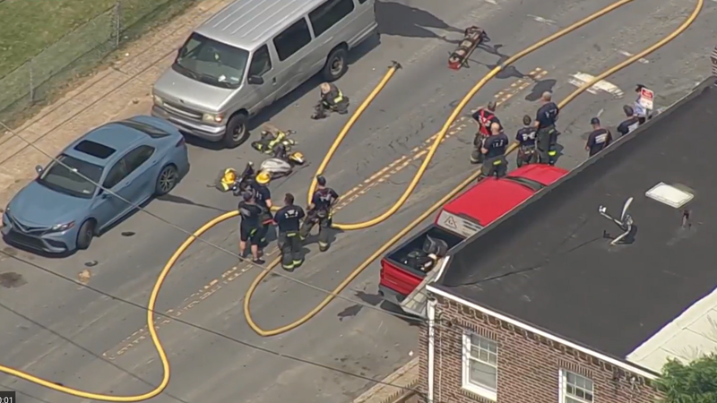 barricade response in Tacony