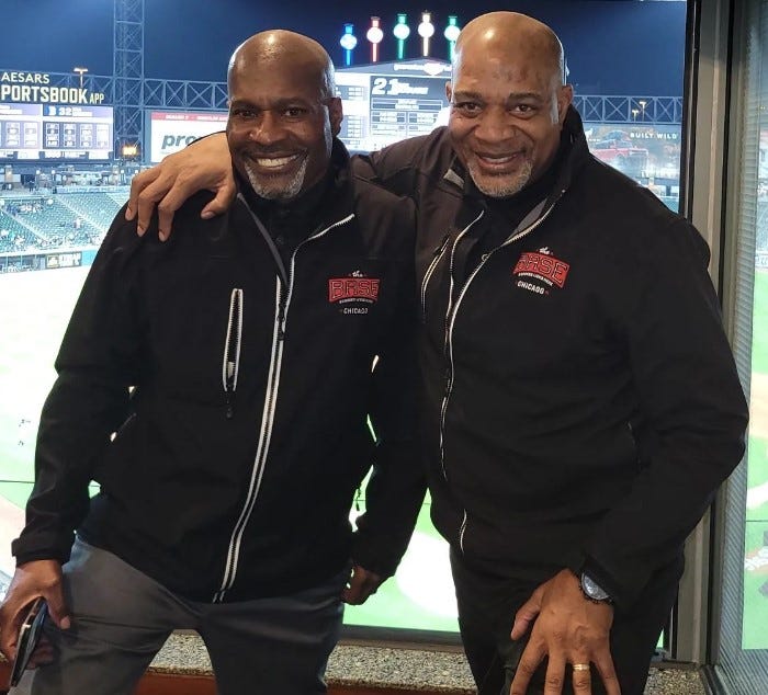 Eric Davis and Frank Brim with The BASE Chicago